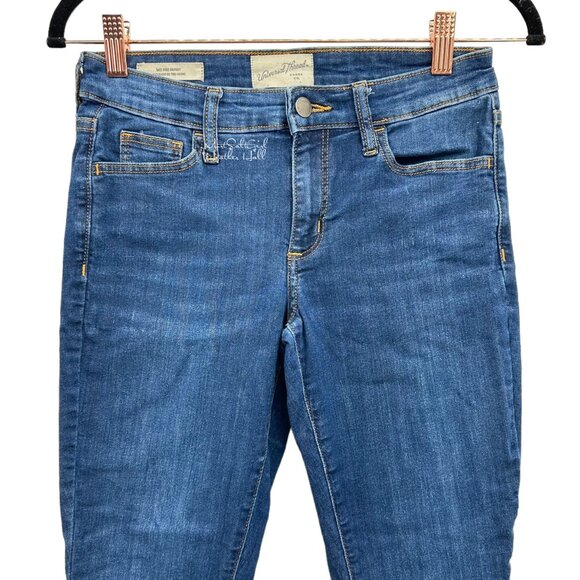 Universal Thread Stretch Mid Rise Skinny Denim Jeans Size 25 - Picture 2 of 7